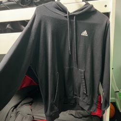 Adidas Black Pullover Hoodie