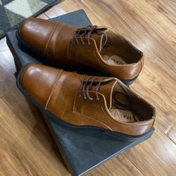 Alfani Camel Men Dress Shoes Sz 8