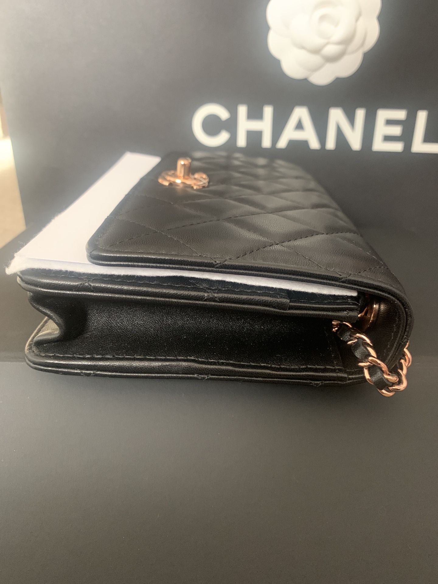 CHANEL, Bags, Chanel Vip Gift Bag Wallet Coin Pouch New