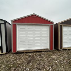 12x16 Red Portable Garage (Please See Description)
