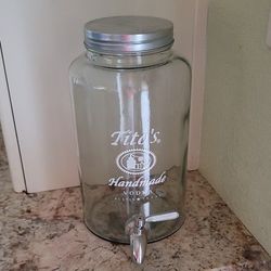 Titos Glass Beverage Decanter