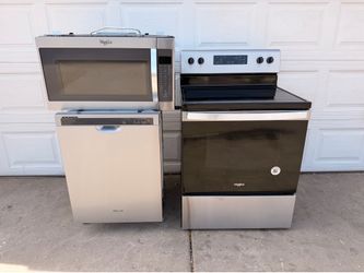 Range Dishwasher Microwave Stainless Steel 60 Day Warranty