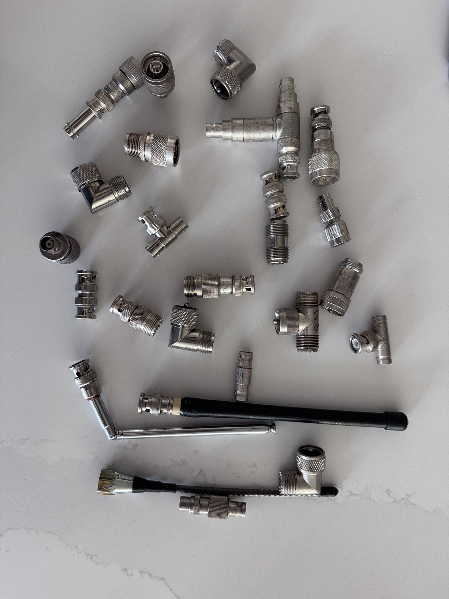 Assorted Ham Radio Cable Connectors
