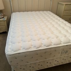 Queen Mattress, Frame And Headboard