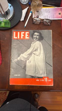 Life Magazine April 11, 1938 – Fashion Note Cover