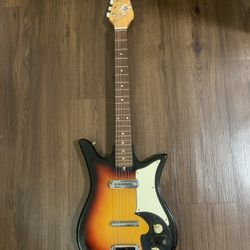 Vintage Teisco Del Rey E-110 Electric Guitar