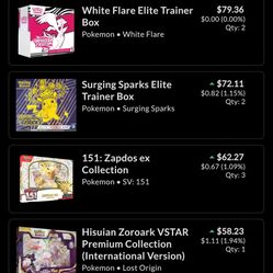 Pokemon sealed collection Lot