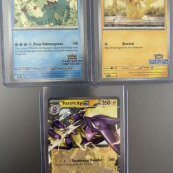 Mint 2024 Pokémon Illustration Contest Promo Cards 