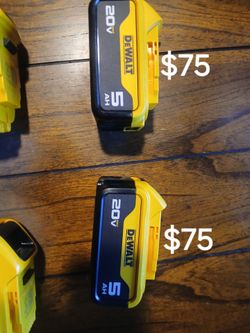 BATERY DEWALT 20V  5AH