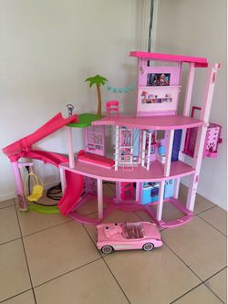 Barbie Dreamhouse Pool Party Doll House + Barbie RC car