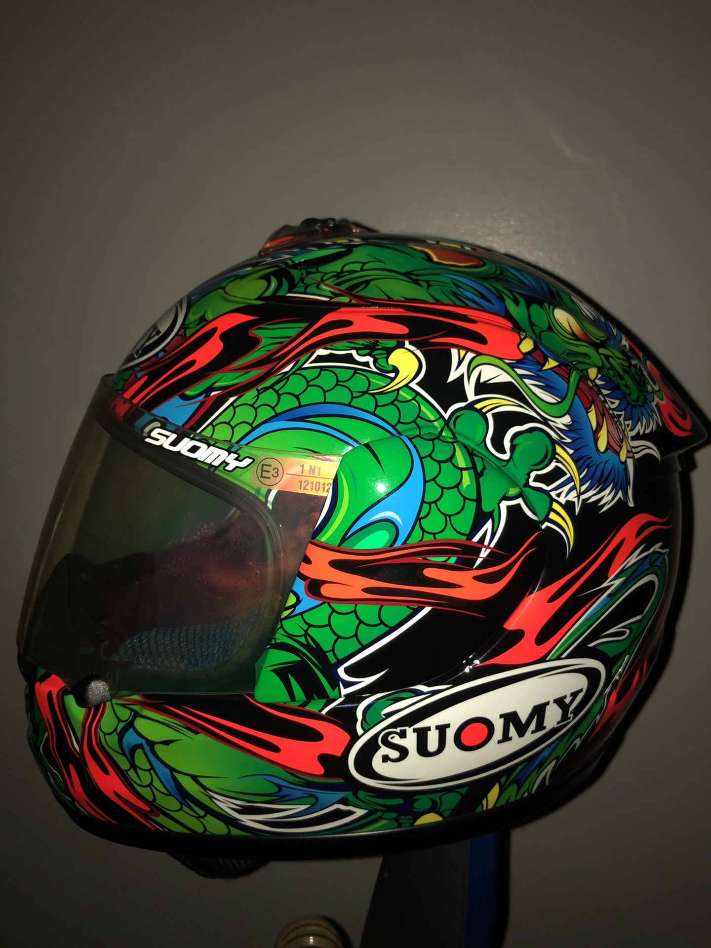 Motorcycle Suomy Dragon Helmet