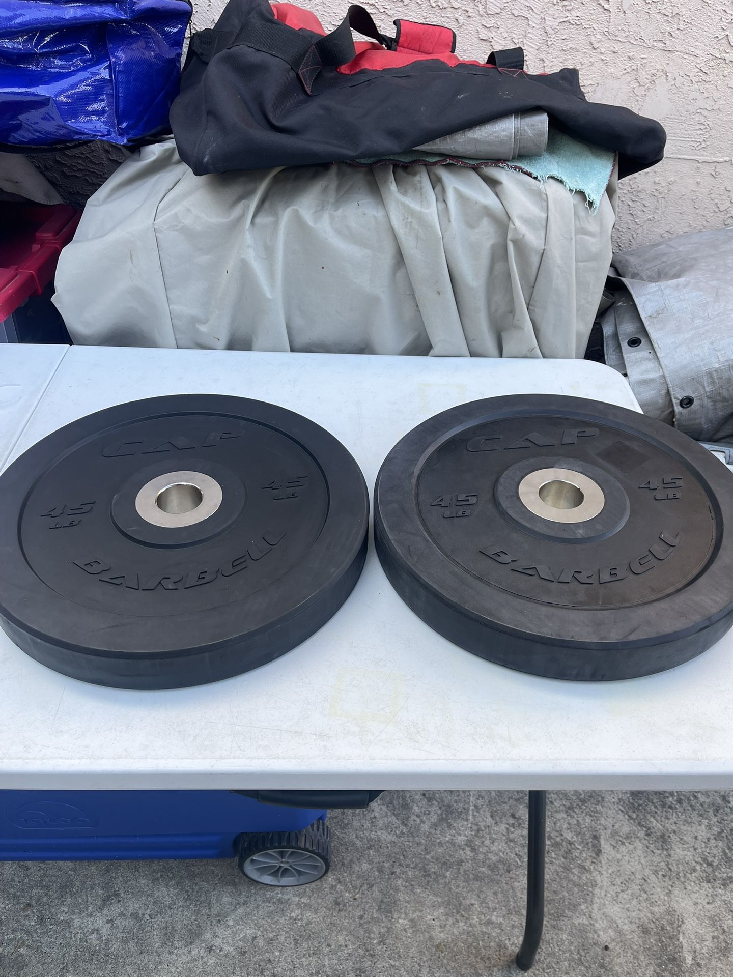 CAP 45 lo Olympic Bumper Plate, Black