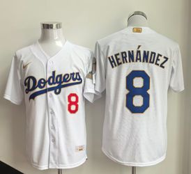 Kike Hernandez Dodgers Open Day Road Blue Men Jersey