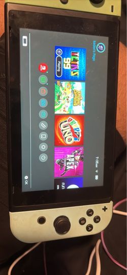 Nintendo switch elite with blue controllers