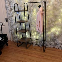 Standing Wardrobe & Shelves