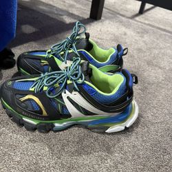 Balenciaga Green-blue Tracks 