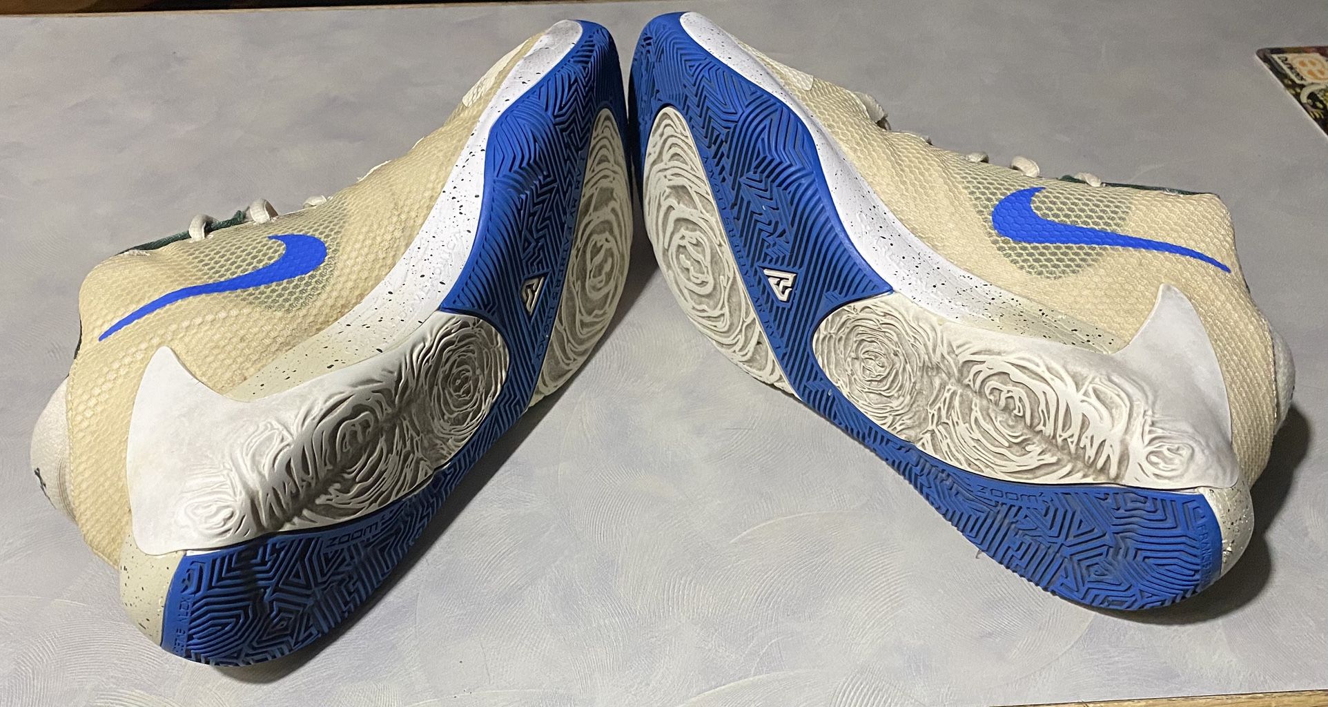 NIKE ZOOM FREAK CREAM CITY GIANNIS ANTETOKOUNMPO Size 12