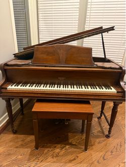 Baby grand piano
