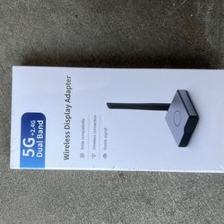 Wireless Display Adapter 5g + 2.4g Dual Band for TV/PC
