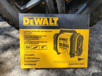 Dewalt Corded/Cordless Air Inflator Tool Only New 