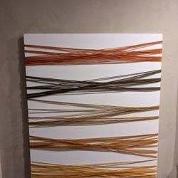 Art Frame With String Colors Around
