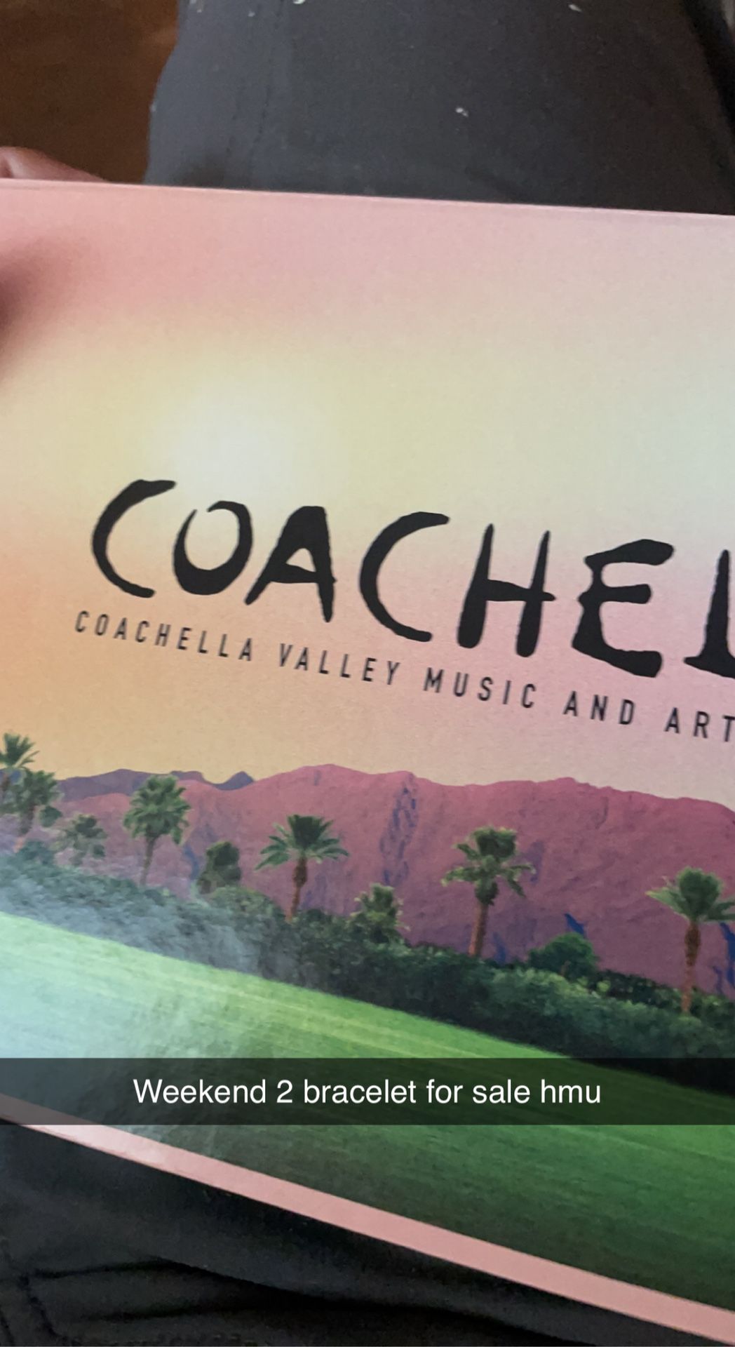 Coachella Weekend 2 Bracelet For Sale