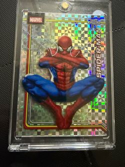 Topps Chrome Marvel Spider-Man Refractor Card