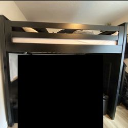 Black Loft Bed