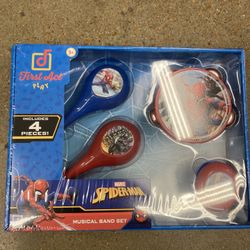 NWT Spider-Man 4pcs Music Band Set