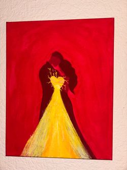 Original Acrylic painting “ Love Through the Darkness”