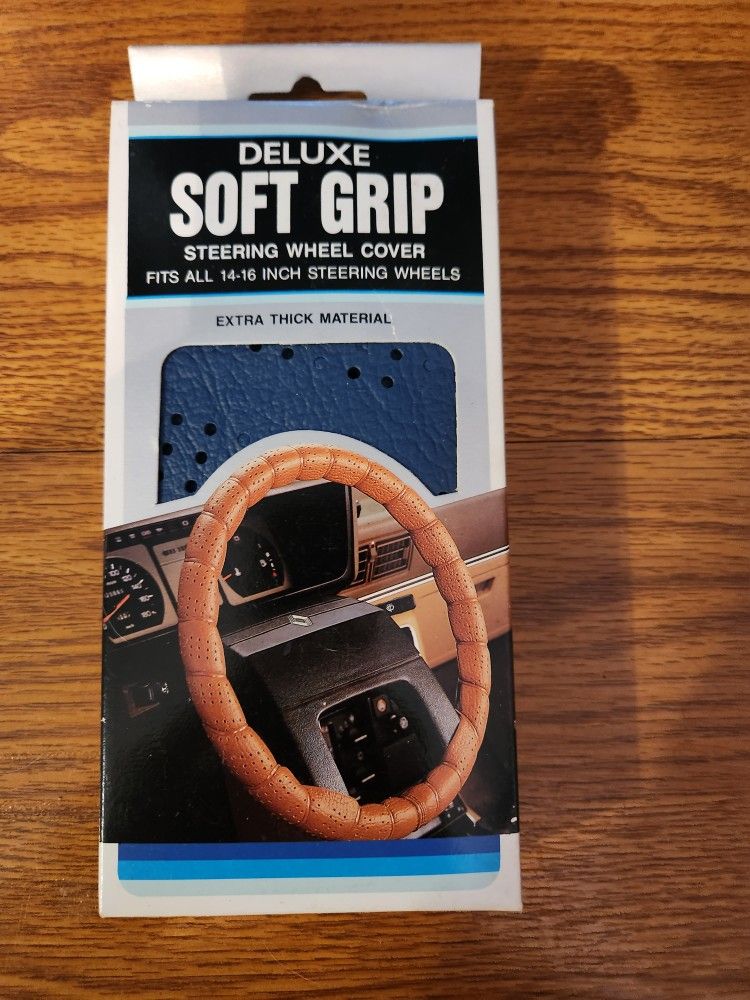 Car Steering Wheel Cover Faux Leather Soft Grip
