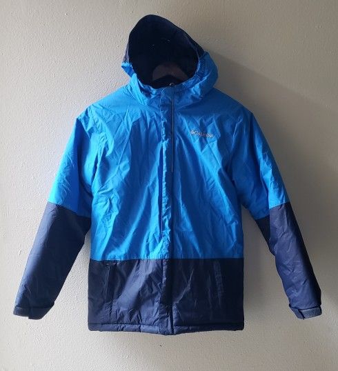 Columbia Waterproof Blue Jacket Kids Boy's Size 14/16 (Large)