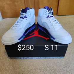 Jordan 5 Grape Size 11 