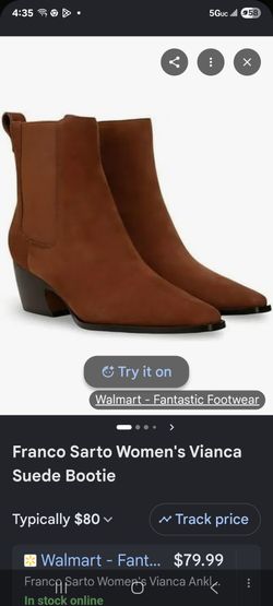 Franco Sarto Women's Vianca Suede Bootie