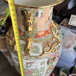 Large Oriental Floor Vase 