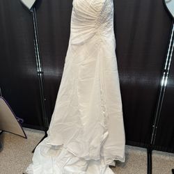 Wedding Dress, Strapless, Size 10