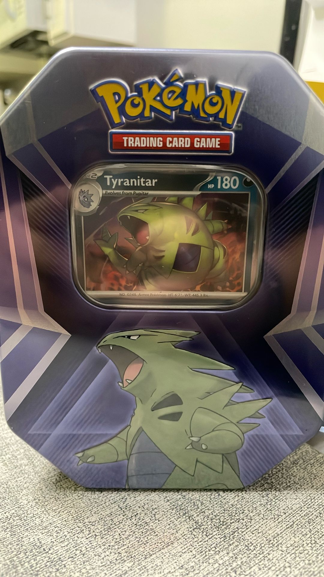 Pokemon Tyranitar/Darkrai Tins 