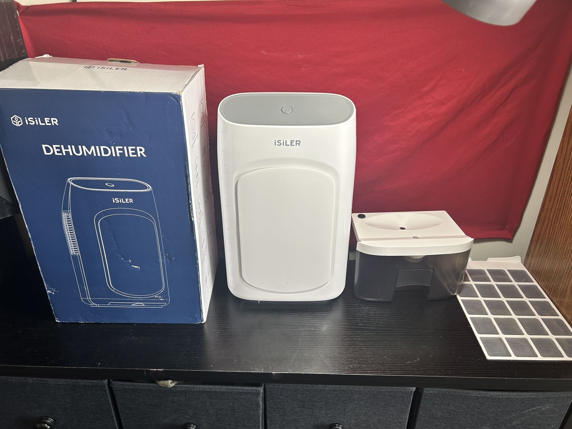 New Isiler Dehumidifier . Just tested works great! All specs are in pictures.   All proceeds go towards my cancer treatment and recovery. Thank you an