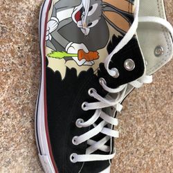  Converse, bugs, bunny, high, top Sz10 80 Years 