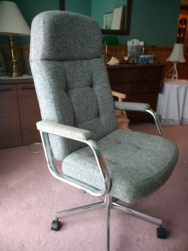 Cloth Office Chair - Gray