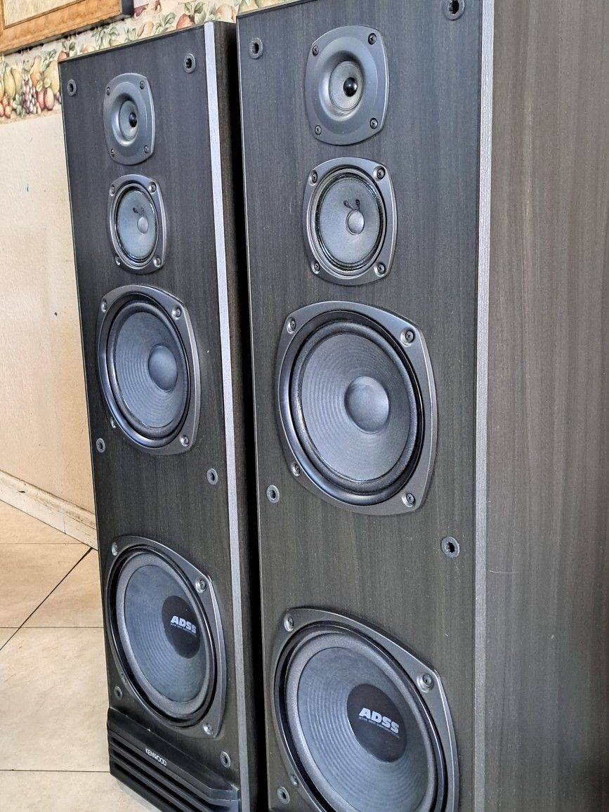 KENWOOD SPEAKERS KENWOOD JL-1105 4 CHANNEL HIGH TOWERS for