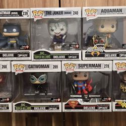 Funko Pop! DC Collection Jim Lee GameStop Exclusive LOT of 8