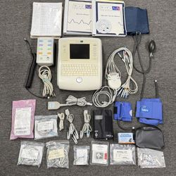 Philips BioZ Dx ECG EKG ICG Cardiograph System with Accessories Lot - Tested