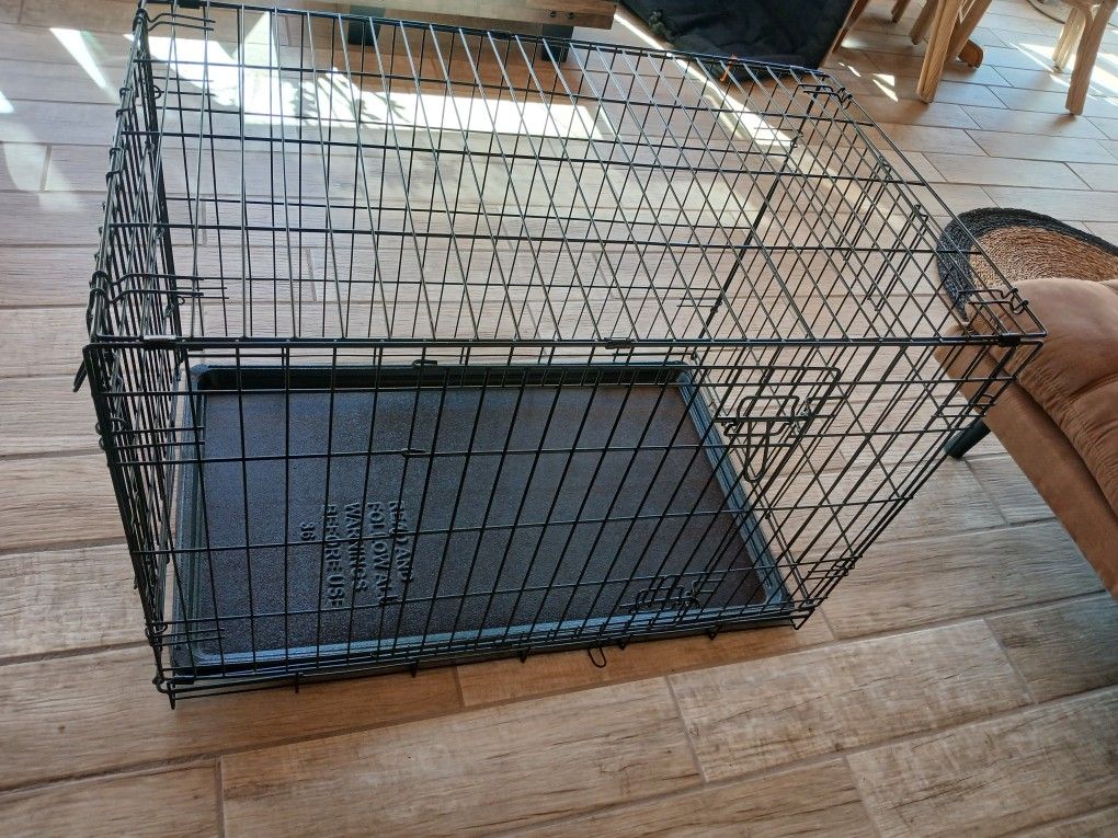 Medium Dog Cage With Two Doors