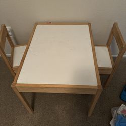 Children Table and Chairs (IKEA)