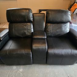 Power Recline Theatre Style Loveseat - OBO