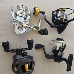 4 Brand New Fishing Reels $100.00