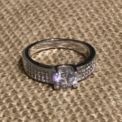CZ Wedding Ring Size 7 