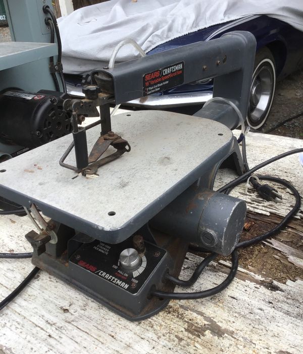 Craftsman 16” variable speed scroll saw for Sale in Eatonville, WA ...