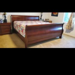 King Size Sleigh Bed Frame 